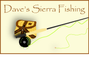 Logo saying Dave's Sierra Fishing