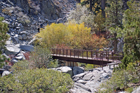 Bridge on trail to Eagle Lake, El Dorado County, California