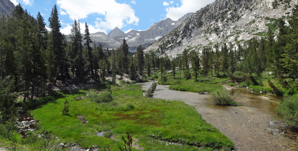 Photo of upper Bubbs Creek