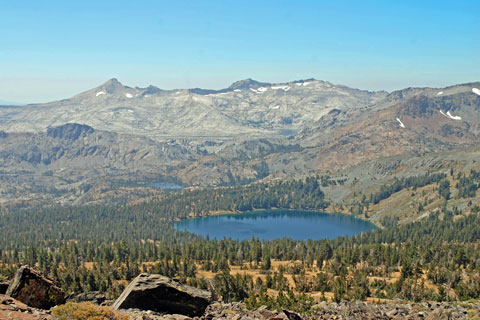 Desolation Wilderness  from Mount Tallac, El Dorado County, California