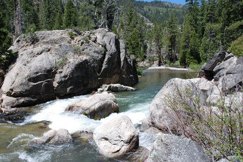 Stanislaus River at Kennedy Meadows, Tuolumne County, California