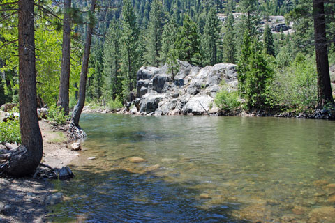 Stanislaus River at Kennedy Meadows, Tuolumne County, California