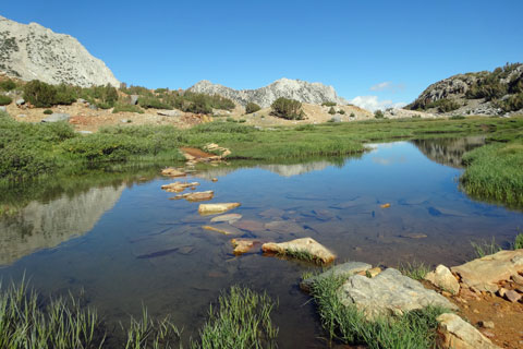 tail to Bishop Pass, John Muir Wilderness, California