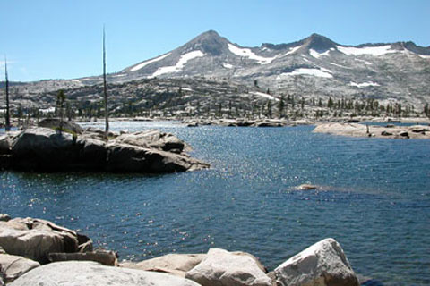 Pyramid Peak and Lake Aloha, California