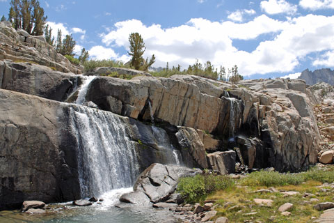 Waterfall, Sabrina Basin, California